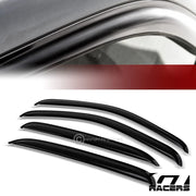2007-2014 Silverado Crew Cab Sun/Rain Guard Shade Deflector Window Visor 4Pc