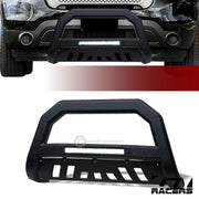2011-2019 Ford Explorer Textured Blk AVT Aluminum LED Bull Bar Bumper Guard