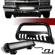 1992-1999 C/K Suburban/Tahoe/Yukon Black Bull Bar Guard+120W CREE LED Light