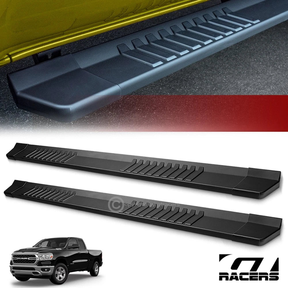 2019-2024 Dodge Ram 1500 Quad/Ext 6" Matte Black OE Aluminum Running Boards
