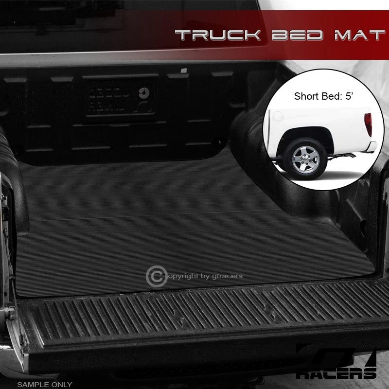 2004-2012 Colorado/Canyon 5'/60" Rubber Truck Bed Floor Mat Carpet Liner V2