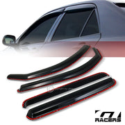 In-Channel 2005-2015 Tacoma Double Sun/Rain Guard Deflector Window Visors 4P