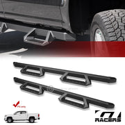 2015-2022 Colorado/Canyon Crew Cab Matte Black Aluminum Hoop Drop Step Bars