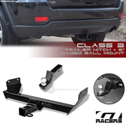 2011-2022 Grand Cherokee Class 3 Black Trailer Hitch Receiver+2