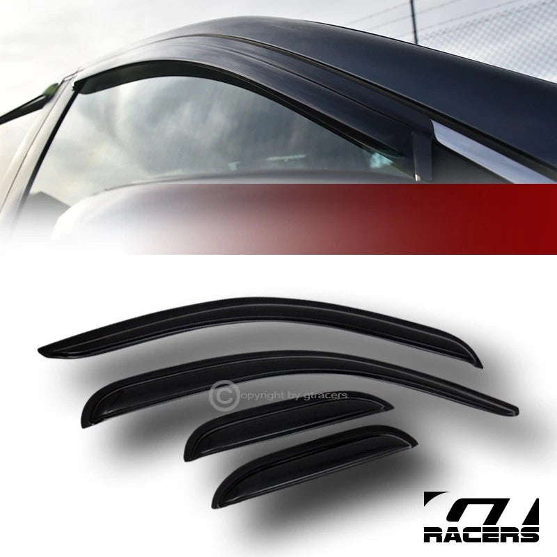2007-2013 Silverado/Sierra Ext Cab Sun/Rain Guard Shade Window Visors 4Pc