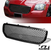2005-2007 Dodge Magnum Black Luxury Mesh Front Bumper Grill Grille Guard ABS