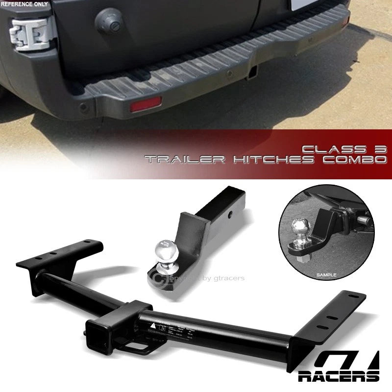 Class 3 Trailer Hitch Receiver w/2" Ball Bumper Mount 2015-2021 Ford Transit