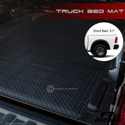 2002-2018 Ram Rambox 5.7' Black Rubber Diamond Truck Bed Trunk Rug Floor Mat
