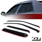 In-Channel 2004-2012 Colorado/Canyon Crew Cab Sun/Rain Guard Window Visors