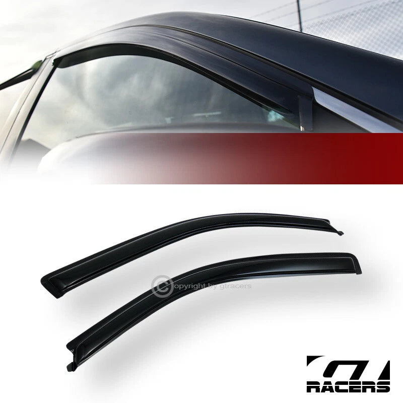 2004+ F150 Super/2009+ Reg Cab Sun Guard Shade Deflectors Window Visors 2Pcs