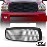 2006-2008/2009 Dodge Ram Matte Blk Mesh Front Hood Bumper Grill Grille Guard