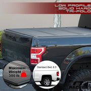 2014-2019 Silverado/Sierra 6.5' Lo Pro Aluminum Hard Tri Fold Tonneau Cover