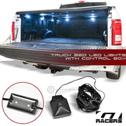 16X White Led Trunk Cargo Truck Bed Lights Lamps Lighting Kit w/Control Box G01