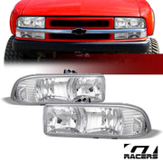 1998-2004 Chevy S10 Blazer/Pickup Chrome Housing Headlights Headlamp Lamp K2