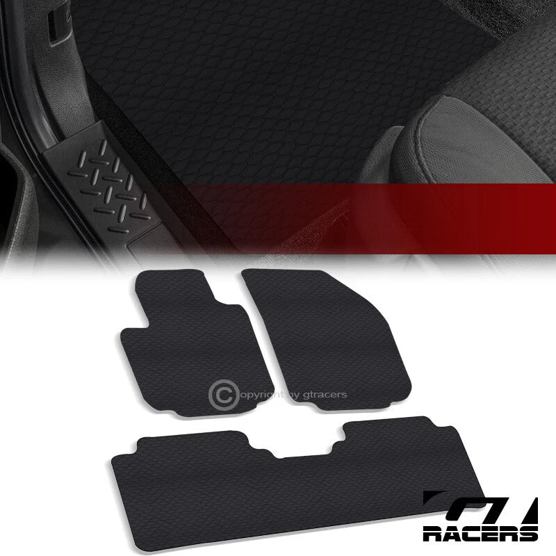2018-2021 Chevy Equinox Honeycomb HEX Rubber All Weather Floor Mats Carpets