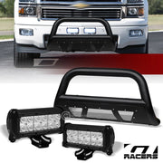 11-19 Silverado/Sierra 2500 Textured Blk Studded Mesh Bull Bar+36W CREE LED