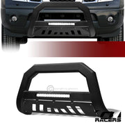 2005-2021 Frontier/Xterra Matte Black AVT Aluminum LED Bull Bar Bumper Guard