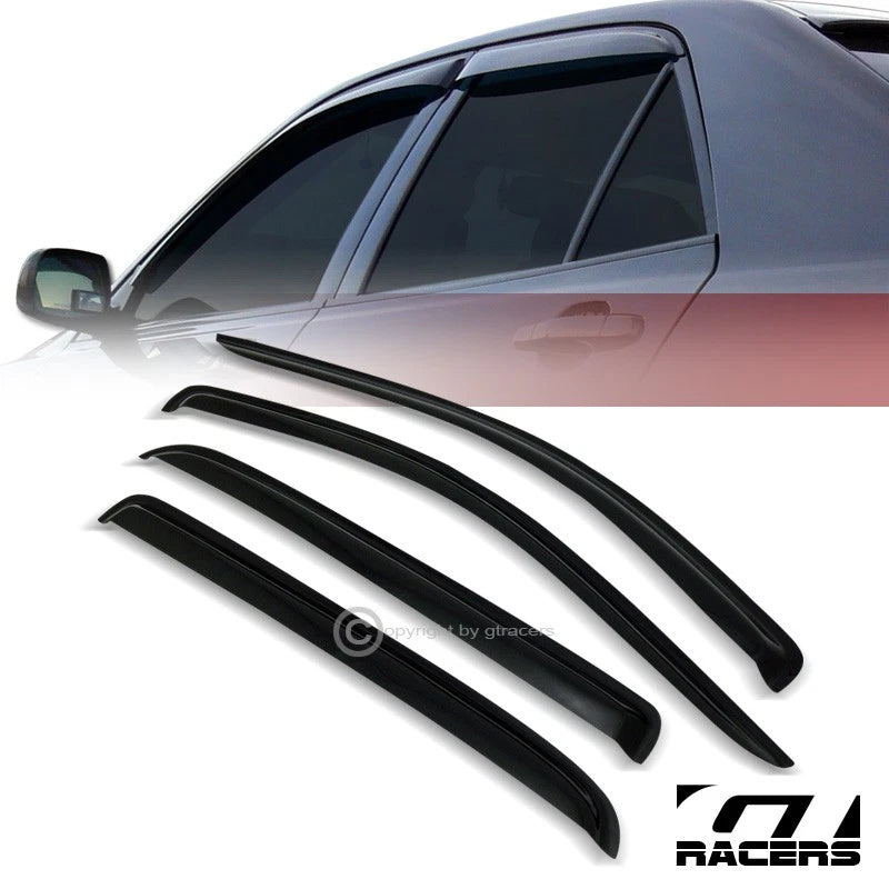 2006-2009 Dodge Ram Mega Cab Sun/Rain Guard Shade Deflector Window Visors 4P