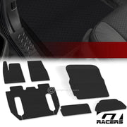 2017-2020 Tesla X 6 Seats Honeycomb Rubber All Weather Floor+Trunk Mats 6pc