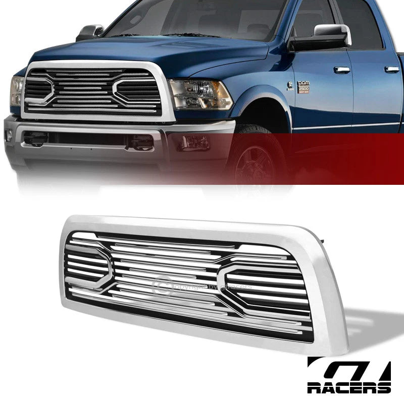 2010-2018 Dodge Ram 2500/3500 Chrome Big Horn Front Hood Bumper Grill Grille