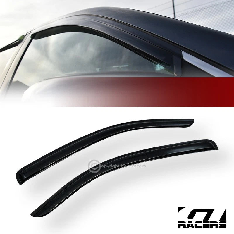 2005+ Tacoma Double/Access Sun/Wind Guard Shade Deflector Window Visors 2pc