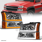 Switchback Sequential 03-07 Silverado Chrome Pro Headlights+Bumper w/LED Bar
