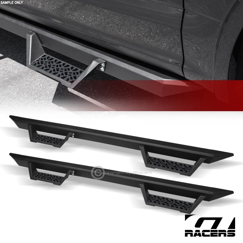 2007-2021 Tundra Double/Extended Matte Blk Modular Drop Step Nerf Bars Board