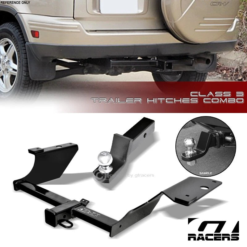 Class 3 Trailer Hitch Receiver+2" Ball Bumper Mount 1997-2001 Honda Crv Cr-V