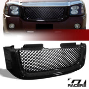 2002-2008 GMC Envoy Black Luxury Mesh Front Hood Bumper Grill Grille Guard