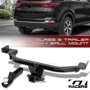 2017-2022 Sportage Class 3 Blk Trailer Hitch Receiver+2