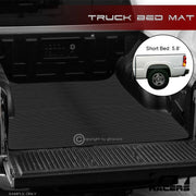 2004-2007 Silverado/Sierra 5.8 Ft Rubber Truck Bed Floor Mat Carpet Liner V2
