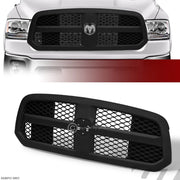 2013-2018 Dodge Ram 1500 Matte Black OE Honeycomb Mesh Front Grille w/Emblem