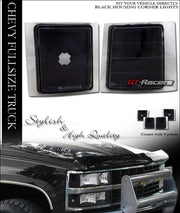 1994+ Chevy C10 C/K Truck/Suv Black Signal Parking Corner Lights Lamps Yd