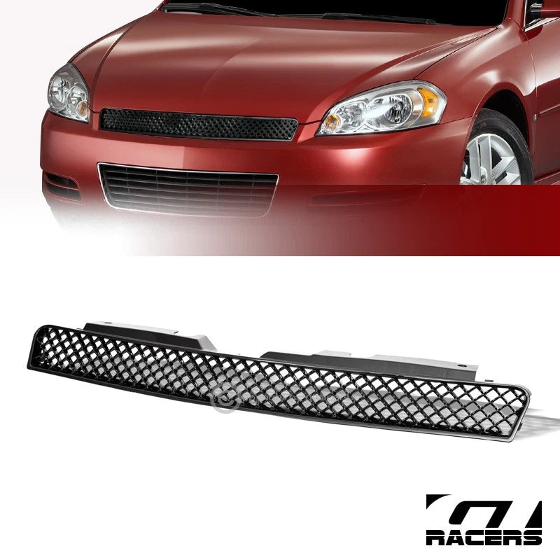 2006-2016 Impala/Monte Carlo Blk Luxury Mesh Hood Bumper Grill Grille Guard