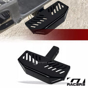 Matte Blk Heavy Duty Style Rear Bumper Trailer Hitch Step w/2