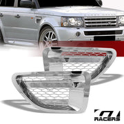2006-09 Range Rover Sport Chrome/Silver Luxury Mesh Side Fender Vent Grille