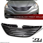 *Matte Black* 2010-2013 Sonata Bagdeless Sport Front Bumper Grill Grille ABS