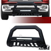 2009-2018 Dodge Ram 1500 Textured Blk AVT Aluminum LED Bull Bar Grille Guard