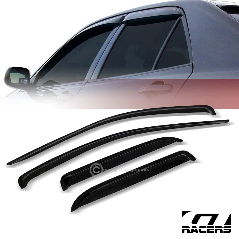 2002-2009 Dodge Ram Quad Cab Sun/Rain Guard Shade Deflector Window Visors 4P