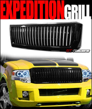 2007-2014 Ford Expedition Black Vertical Front Bumper Grill Grille Guard Kit