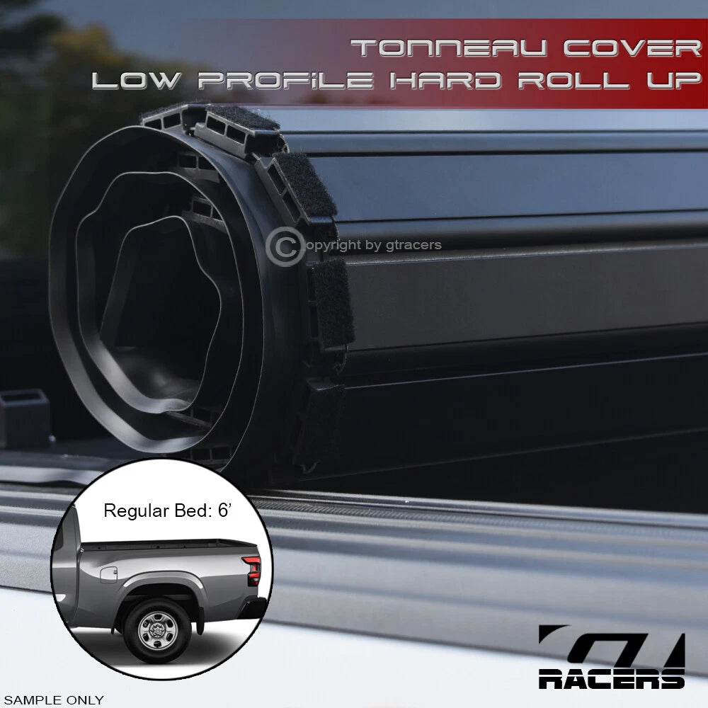2022-2023 Frontier 6 Ft 72" Bed Lo Pro Aluminum Hard Roll-Up Tonneau Cover
