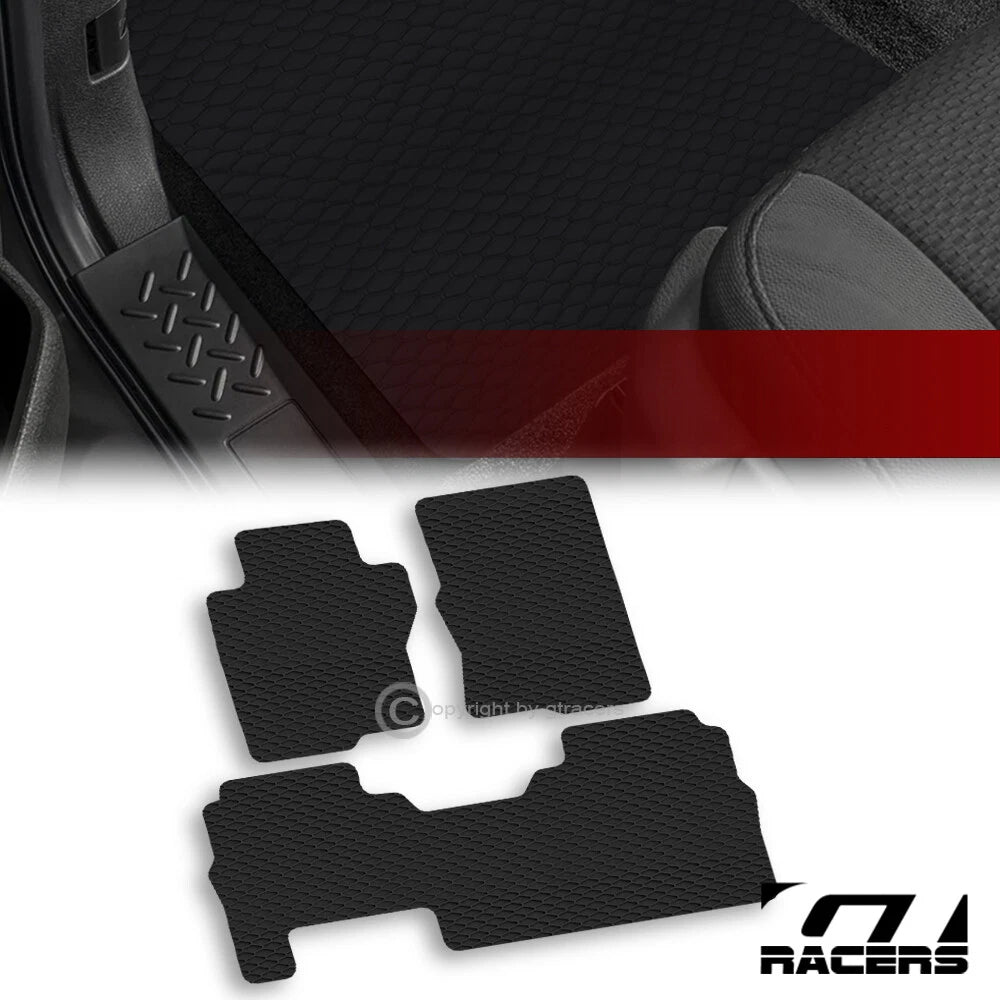 2022-2023 Frontier King Honeycomb HEX Rubber All Weather Floor Mat Carpet 3p