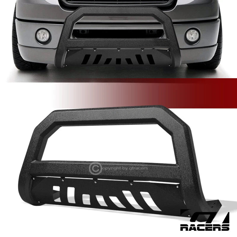 1997-2004 Ford F150/F250 Textured Blk AVT Edge Bull Bar Bumper Grille Guard