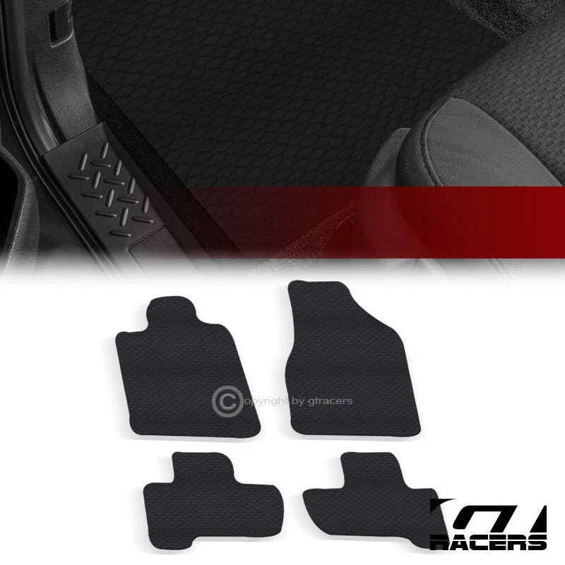 2010-2013 Acura ZDX Honeycomb HEX Rubber All Weather Floor Mats Carpets 4pc