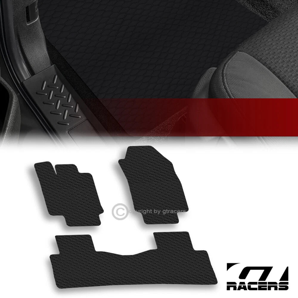 2021-2023 RAV4 Prime Honeycomb HEX Rubber All Weather Floor Mats Carpets 3pc