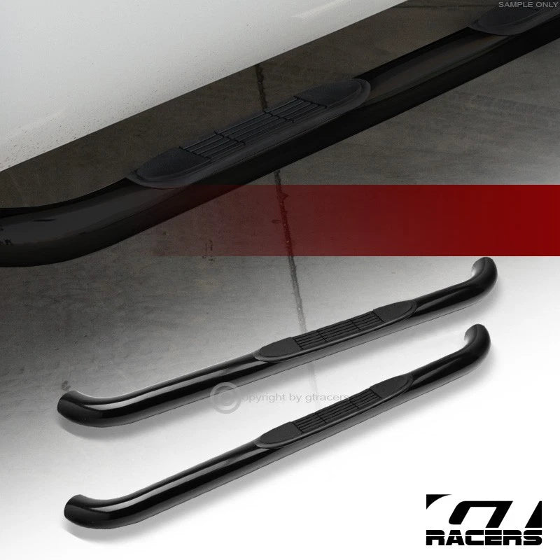 2007-2017 Toyota Tundra Regular 3" Blk Side Step Nerf Bars Running Boards HD