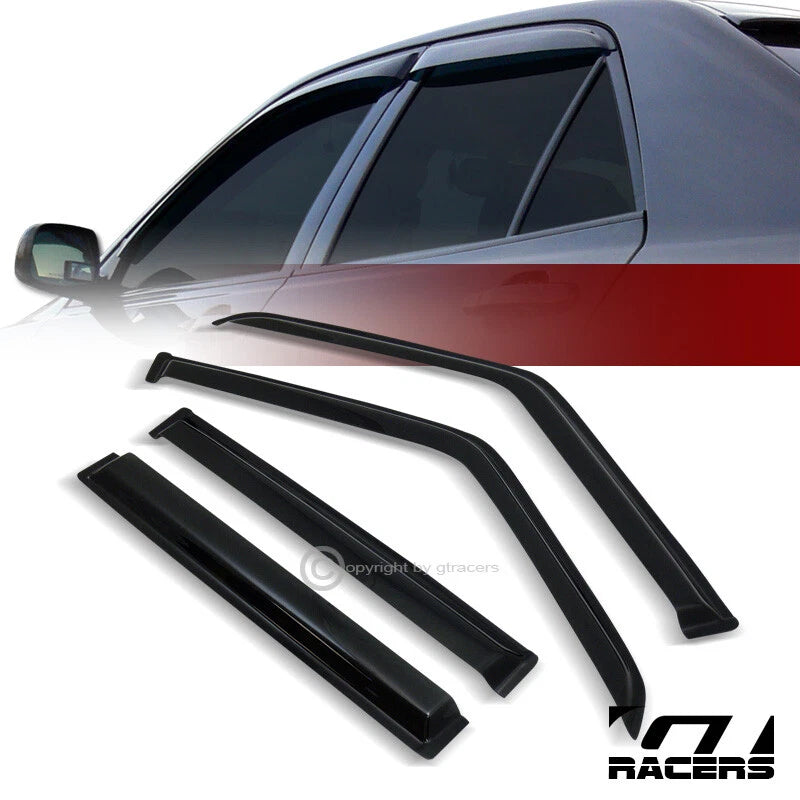 1984-2001 Jeep Cherokee Sun/Rain Guard Tint Shade Deflector Window Visors 4P