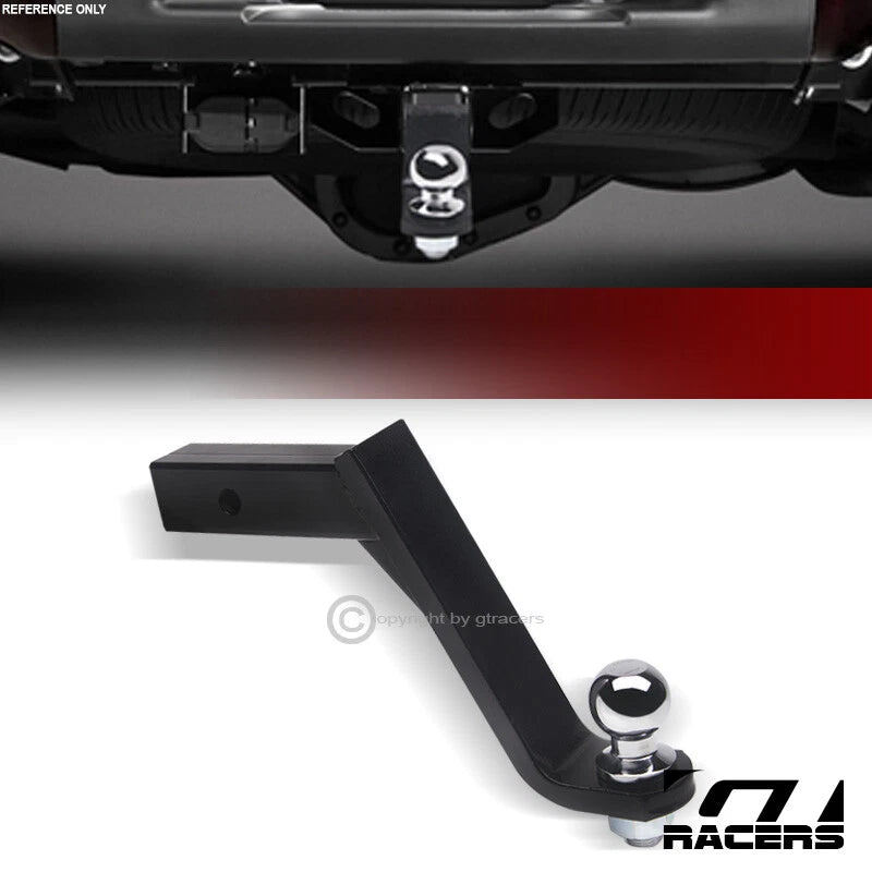 8" Drop Trailer Towing Hitch Loaded Ball Mount Pin & Clip With 2" Receiver G13
