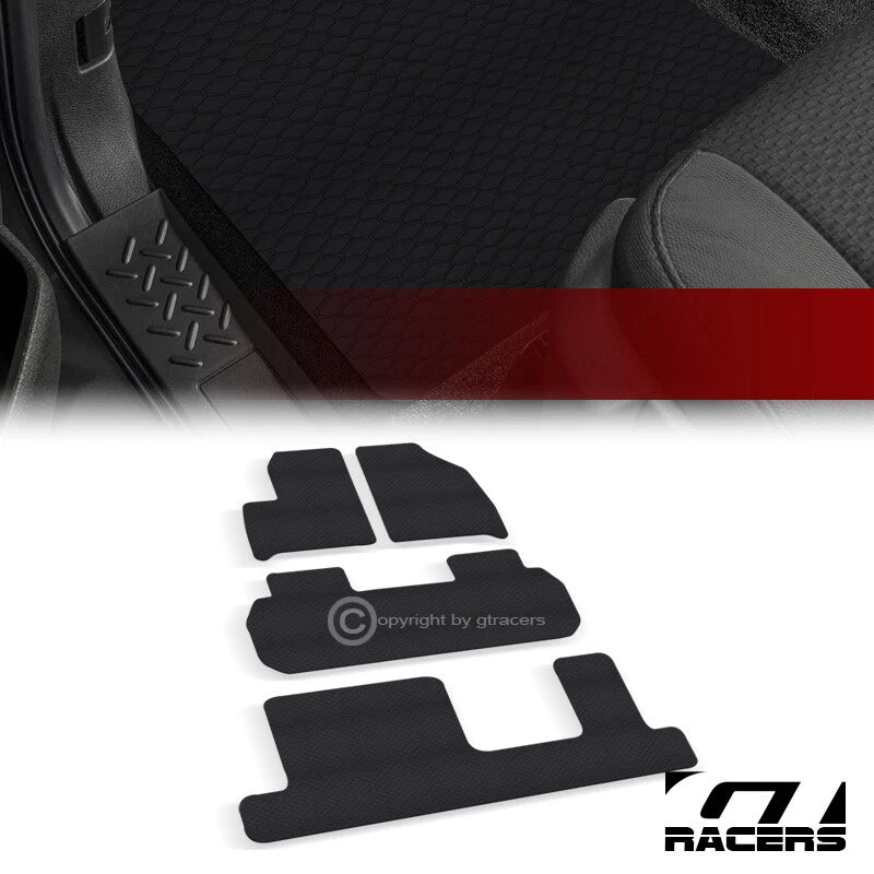 2018-2021 Traverse Bench Honeycomb HEX Rubber All Weather Floor Mats Carpets