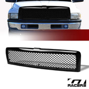 1994-2002 Dodge Ram Glossy Black Mesh Front Bumper Grill Grille Guard ABS